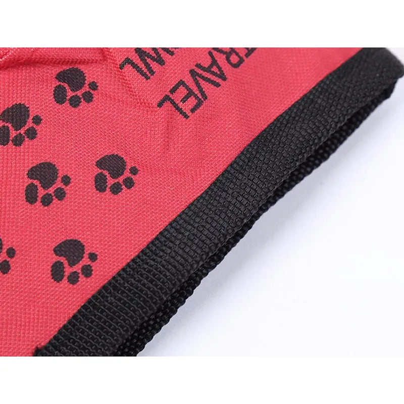2 In 1 Pet Travel Portable Foldable Outside Waterproof Feeding Drinking Bowl Travel Dog Bowl Wholesale Dog Drinking Water Bowl