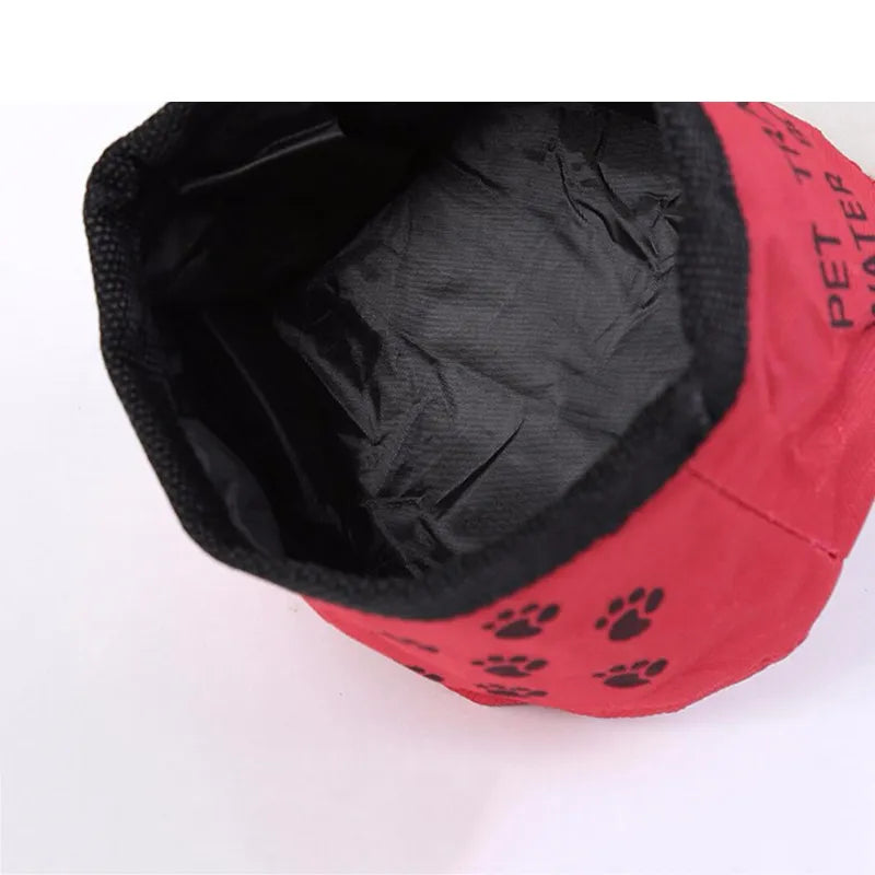 2 In 1 Pet Travel Portable Foldable Outside Waterproof Feeding Drinking Bowl Travel Dog Bowl Wholesale Dog Drinking Water Bowl