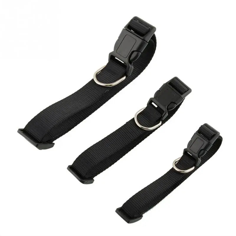 Nylon Webbing Dog Collar Heavy Duty Clip Buckle Pet Collar for Small Medium Dogs Chihuahua Dog Red Black Blue Purple 20