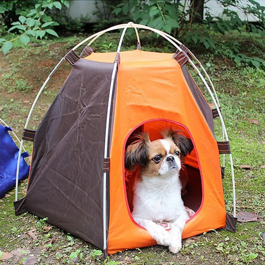 Pet Camping Tent Outdoor Cat Tent Cat Shelter Outdoor Indoor Dog House Indoor Tents Kennel Pet Tent