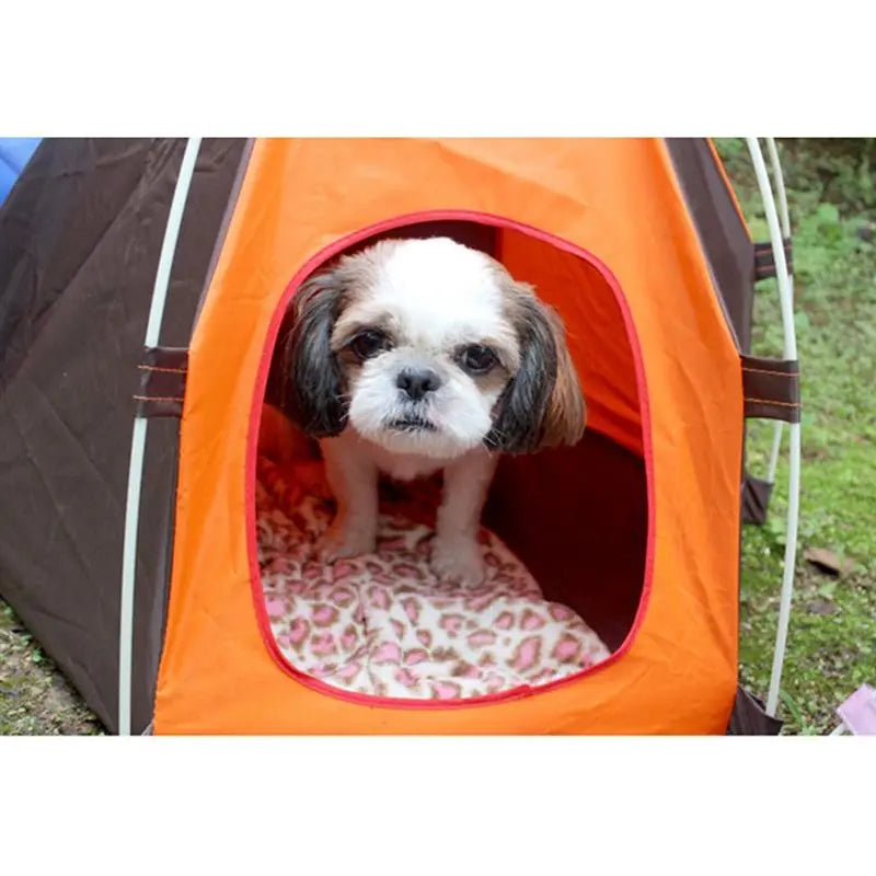 Pet Camping Tent Outdoor Cat Tent Cat Shelter Outdoor Indoor Dog House Indoor Tents Kennel Pet Tent