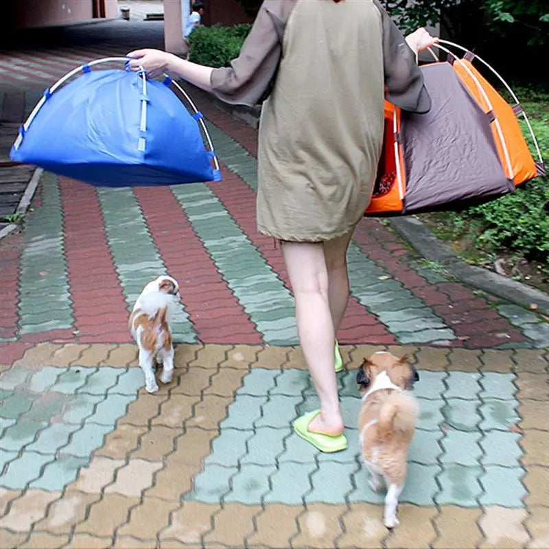 Pet Camping Tent Outdoor Cat Tent Cat Shelter Outdoor Indoor Dog House Indoor Tents Kennel Pet Tent