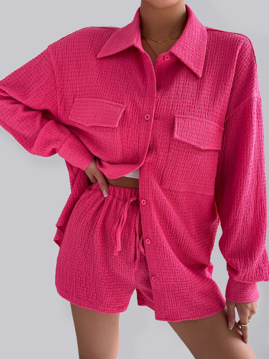 Crinkle Short Set