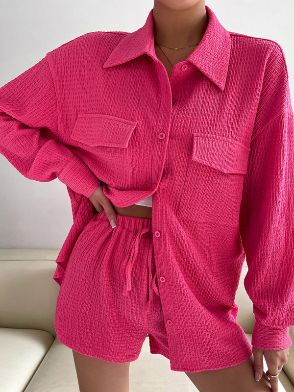 Crinkle Short Set